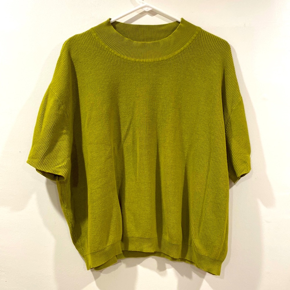Short Sleeve Booger Cotton Sweater, Fashion Brand Company, XL/XXL